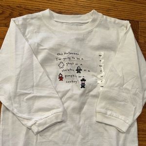 GAP Halloween Shirt. White. NWT. Size 18-24mths